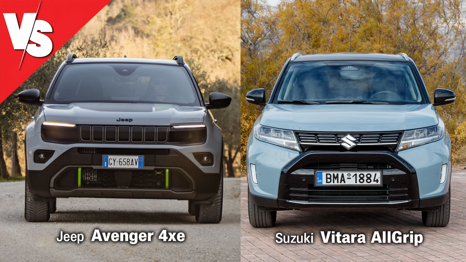 Συγκριτικό: Jeep Avenger 4xe Vs Suzuki Vitara AllGrip - Τετρακίνητα & σκληροτράχηλα